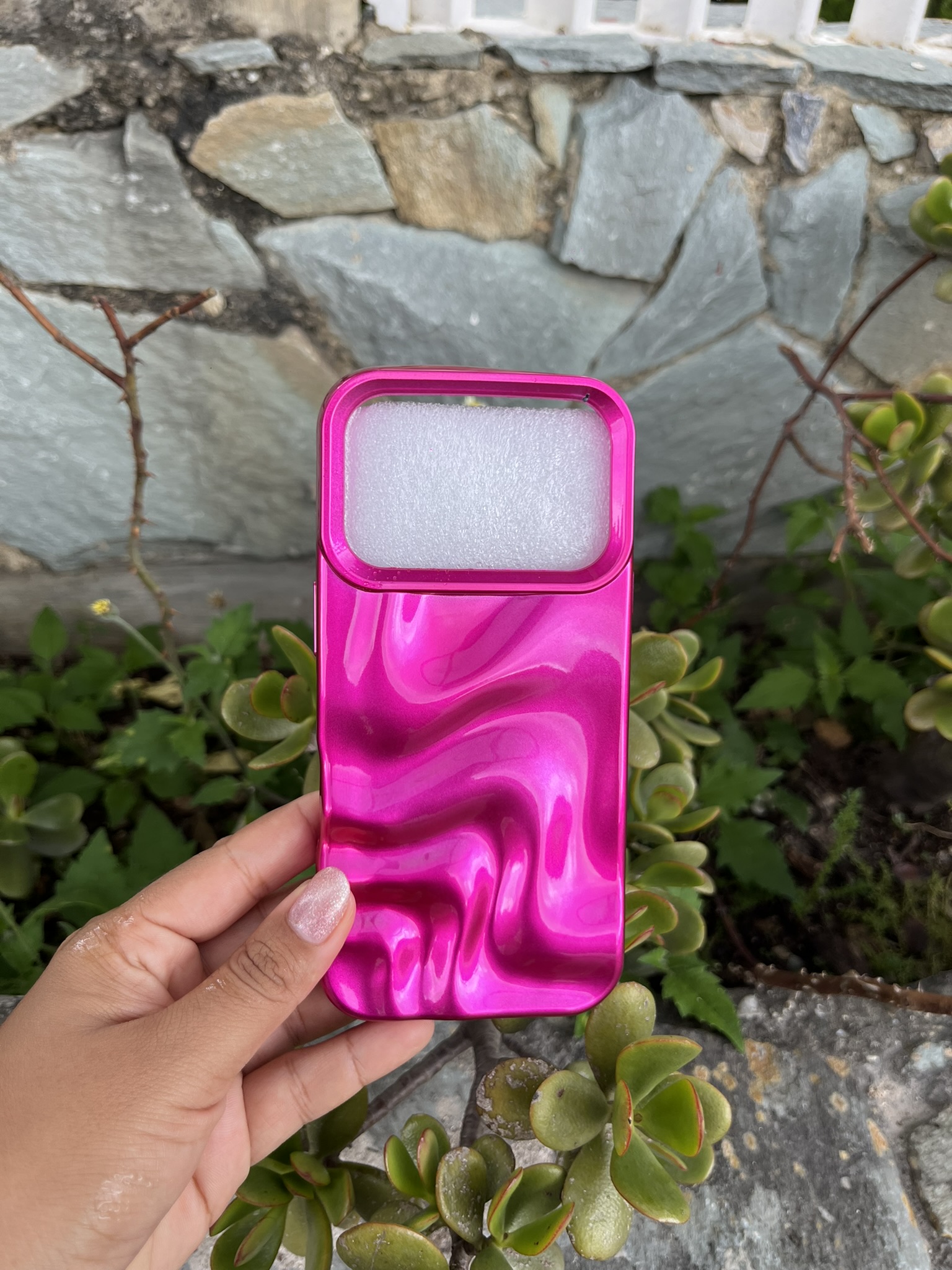 Ondas Fucsia Brillante